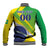 Custom Brazil Independence Day Baseball Jacket Toco Toucan Ordem e Progresso - Wonder Print Shop