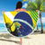Custom Brazil Independence Day Beach Blanket Toco Toucan Ordem e Progresso - Wonder Print Shop