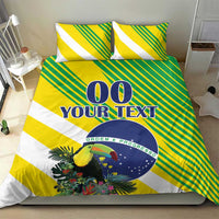 Custom Brazil Independence Day Bedding Set Toco Toucan Ordem e Progresso - Wonder Print Shop