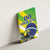 Custom Brazil Independence Day Canvas Wall Art Toco Toucan Ordem e Progresso - Wonder Print Shop