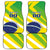 Custom Brazil Independence Day Car Mats Toco Toucan Ordem e Progresso - Wonder Print Shop