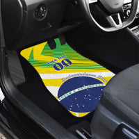 Custom Brazil Independence Day Car Mats Toco Toucan Ordem e Progresso - Wonder Print Shop