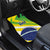 Custom Brazil Independence Day Car Mats Toco Toucan Ordem e Progresso - Wonder Print Shop