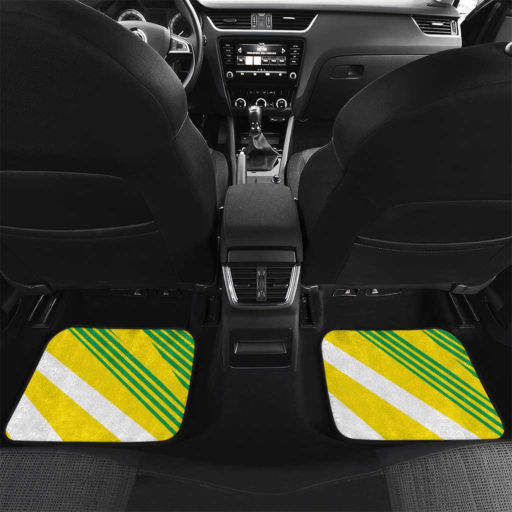 Custom Brazil Independence Day Car Mats Toco Toucan Ordem e Progresso - Wonder Print Shop