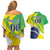 Custom Brazil Independence Day Couples Matching Off Shoulder Short Dress and Hawaiian Shirt Toco Toucan Ordem e Progresso - Wonder Print Shop