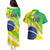 Custom Brazil Independence Day Couples Matching Puletasi and Hawaiian Shirt Toco Toucan Ordem e Progresso - Wonder Print Shop