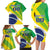 Custom Brazil Independence Day Family Matching Long Sleeve Bodycon Dress and Hawaiian Shirt Toco Toucan Ordem e Progresso - Wonder Print Shop