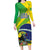 Custom Brazil Independence Day Family Matching Long Sleeve Bodycon Dress and Hawaiian Shirt Toco Toucan Ordem e Progresso - Wonder Print Shop