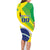 Custom Brazil Independence Day Family Matching Long Sleeve Bodycon Dress and Hawaiian Shirt Toco Toucan Ordem e Progresso - Wonder Print Shop