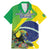 Custom Brazil Independence Day Family Matching Mermaid Dress and Hawaiian Shirt Toco Toucan Ordem e Progresso - Wonder Print Shop