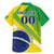 Custom Brazil Independence Day Family Matching Mermaid Dress and Hawaiian Shirt Toco Toucan Ordem e Progresso - Wonder Print Shop