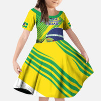 Custom Brazil Independence Day Family Matching Off Shoulder Maxi Dress and Hawaiian Shirt Toco Toucan Ordem e Progresso - Wonder Print Shop