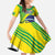 Custom Brazil Independence Day Family Matching Off Shoulder Maxi Dress and Hawaiian Shirt Toco Toucan Ordem e Progresso - Wonder Print Shop
