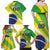 Custom Brazil Independence Day Family Matching Off Shoulder Maxi Dress and Hawaiian Shirt Toco Toucan Ordem e Progresso - Wonder Print Shop