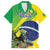 Custom Brazil Independence Day Family Matching Off Shoulder Maxi Dress and Hawaiian Shirt Toco Toucan Ordem e Progresso - Wonder Print Shop
