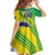Custom Brazil Independence Day Family Matching Off Shoulder Short Dress and Hawaiian Shirt Toco Toucan Ordem e Progresso - Wonder Print Shop