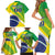 Custom Brazil Independence Day Family Matching Short Sleeve Bodycon Dress and Hawaiian Shirt Toco Toucan Ordem e Progresso - Wonder Print Shop