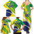 Custom Brazil Independence Day Family Matching Summer Maxi Dress and Hawaiian Shirt Toco Toucan Ordem e Progresso - Wonder Print Shop