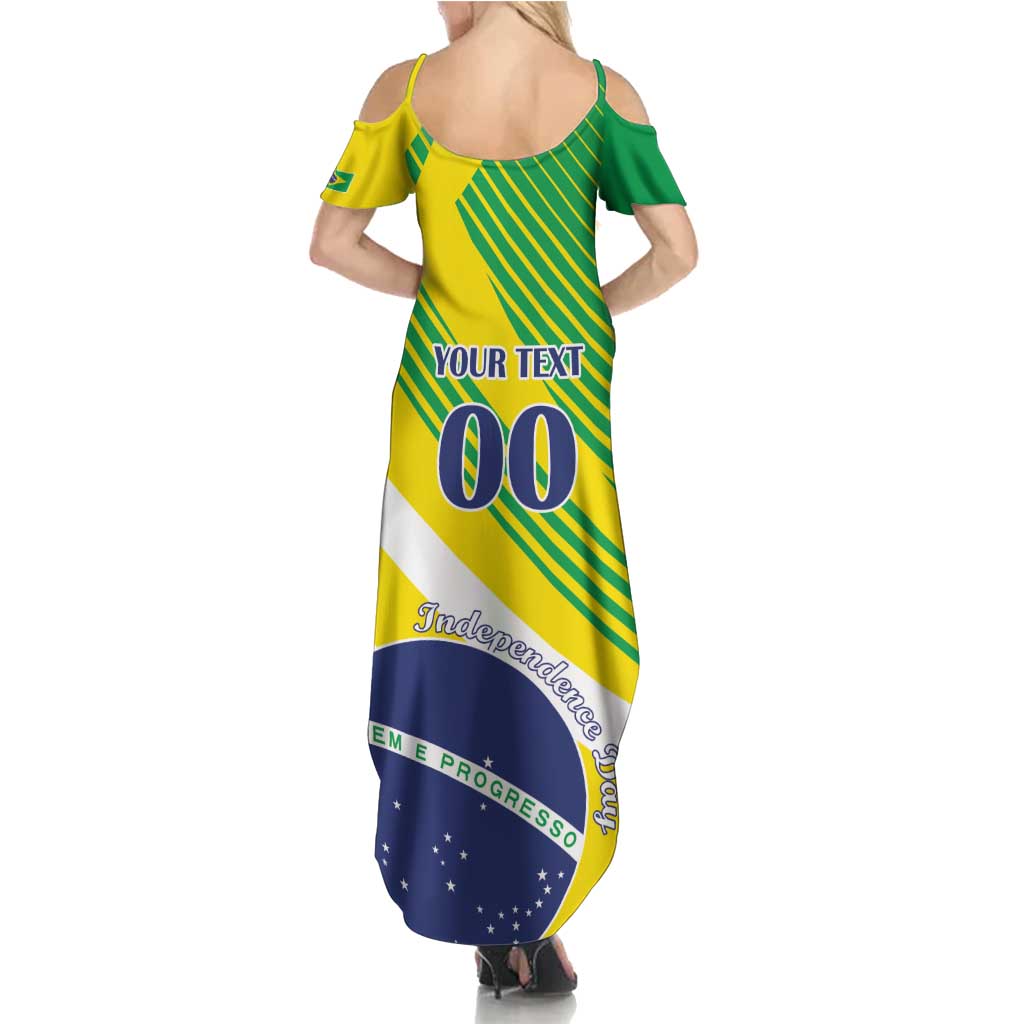 Custom Brazil Independence Day Family Matching Summer Maxi Dress and Hawaiian Shirt Toco Toucan Ordem e Progresso - Wonder Print Shop