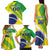 Custom Brazil Independence Day Family Matching Tank Maxi Dress and Hawaiian Shirt Toco Toucan Ordem e Progresso - Wonder Print Shop
