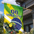 Custom Brazil Independence Day Garden Flag Toco Toucan Ordem e Progresso - Wonder Print Shop