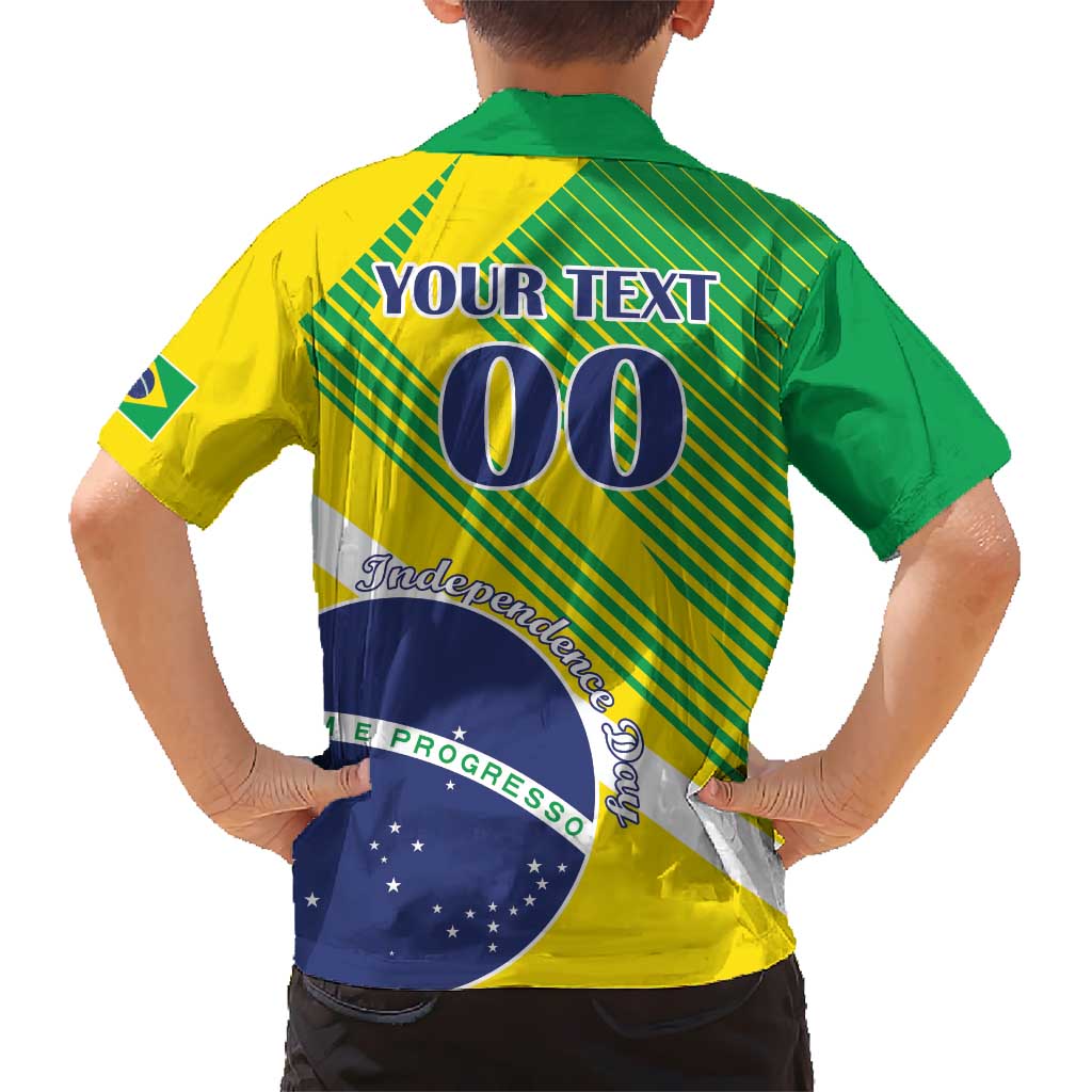 Custom Brazil Independence Day Hawaiian Shirt Toco Toucan Ordem e Progresso - Wonder Print Shop