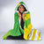 Custom Brazil Independence Day Hooded Blanket Toco Toucan Ordem e Progresso