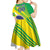 Custom Brazil Independence Day Kid Short Sleeve Dress Toco Toucan Ordem e Progresso - Wonder Print Shop