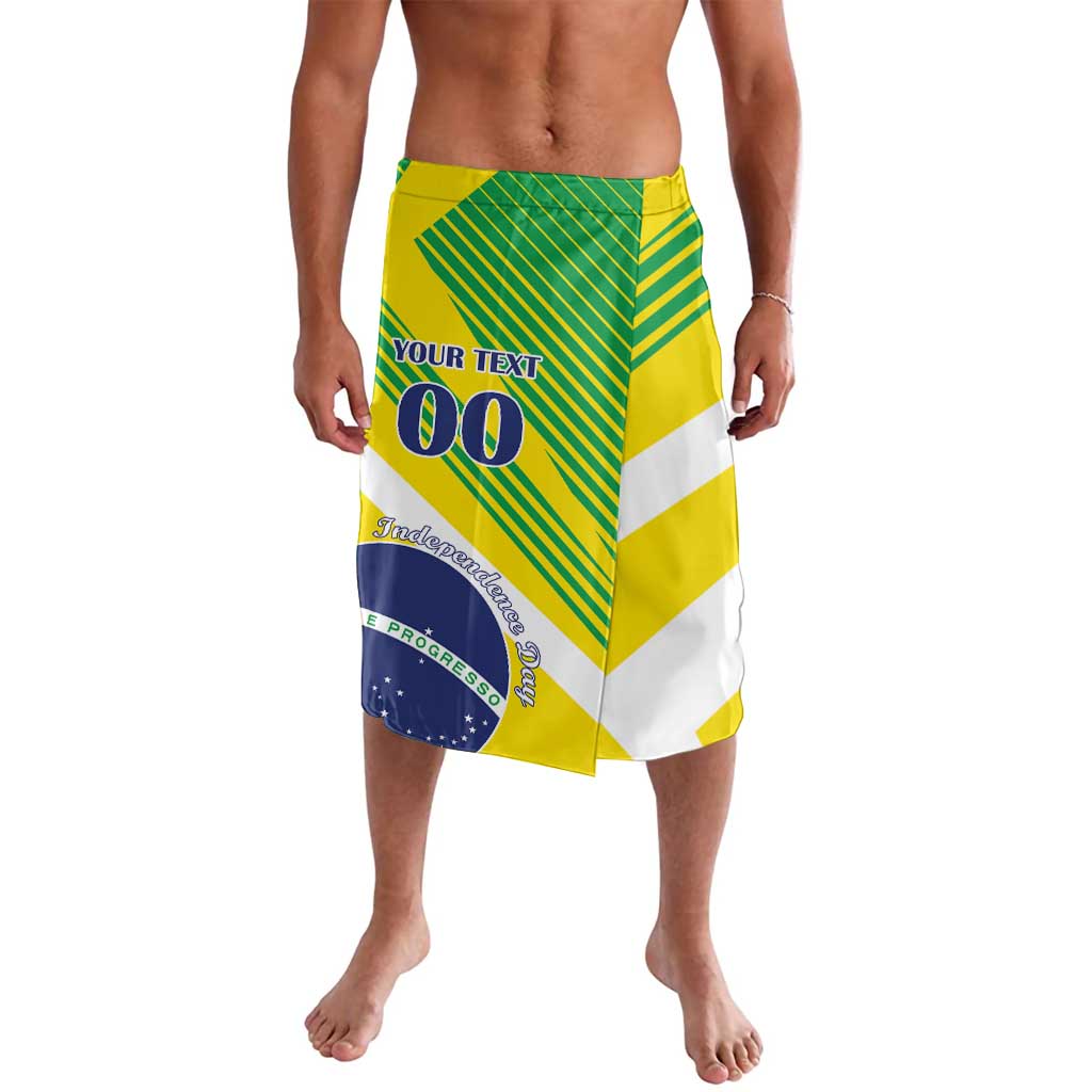 Custom Brazil Independence Day Lavalava Toco Toucan Ordem e Progresso - Wonder Print Shop