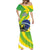 Custom Brazil Independence Day Mermaid Dress Toco Toucan Ordem e Progresso - Wonder Print Shop