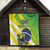 Custom Brazil Independence Day Quilt Toco Toucan Ordem e Progresso - Wonder Print Shop