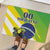 Custom Brazil Independence Day Rubber Doormat Toco Toucan Ordem e Progresso - Wonder Print Shop