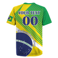 Custom Brazil Independence Day Rugby Jersey Toco Toucan Ordem e Progresso - Wonder Print Shop