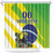 Custom Brazil Independence Day Shower Curtain Toco Toucan Ordem e Progresso