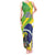 Custom Brazil Independence Day Tank Maxi Dress Toco Toucan Ordem e Progresso - Wonder Print Shop