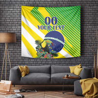 Custom Brazil Independence Day Tapestry Toco Toucan Ordem e Progresso - Wonder Print Shop