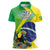 Custom Brazil Independence Day Women Polo Shirt Toco Toucan Ordem e Progresso - Wonder Print Shop