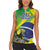 Custom Brazil Independence Day Women Sleeveless Polo Shirt Toco Toucan Ordem e Progresso - Wonder Print Shop