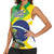Custom Brazil Independence Day Women Sleeveless Polo Shirt Toco Toucan Ordem e Progresso - Wonder Print Shop