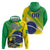 Custom Brazil Independence Day Zip Hoodie Toco Toucan Ordem e Progresso - Wonder Print Shop