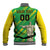 Custom Brazil Happy Independence Day Baseball Jacket Cristo Redentor Flag Style - Wonder Print Shop