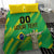 Custom Brazil Happy Independence Day Bedding Set Cristo Redentor Flag Style - Wonder Print Shop
