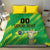 Custom Brazil Happy Independence Day Bedding Set Cristo Redentor Flag Style - Wonder Print Shop
