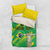 Custom Brazil Happy Independence Day Bedding Set Cristo Redentor Flag Style - Wonder Print Shop