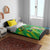 Custom Brazil Happy Independence Day Bedding Set Cristo Redentor Flag Style - Wonder Print Shop