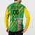 Custom Brazil Happy Independence Day Button Sweatshirt Cristo Redentor Flag Style - Wonder Print Shop