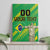Custom Brazil Happy Independence Day Canvas Wall Art Cristo Redentor Flag Style - Wonder Print Shop
