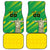 Custom Brazil Happy Independence Day Car Mats Cristo Redentor Flag Style - Wonder Print Shop