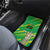 Custom Brazil Happy Independence Day Car Mats Cristo Redentor Flag Style - Wonder Print Shop