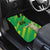 Custom Brazil Happy Independence Day Car Mats Cristo Redentor Flag Style - Wonder Print Shop